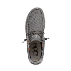 Wally Sox - Asphalt 13 Wally Sox - Asphalt -Heydude 110352167 WALLY SOX ASPHALT LEFT 6