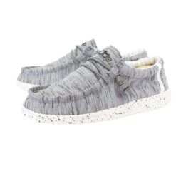 Featured Products -Heydude 110530703 WALLY STRETCH FLEECE STONE WHITE 2