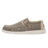 Wally Knit - Desert Brown -Heydude 112471581 WALLY ECO SOX DESERT BROWN LEFT 1