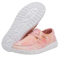 Wendy Tie Dye - Lemon Ombre -Heydude 122256020 WENDY TIE DYE LEMON OMBRE LEFT 3