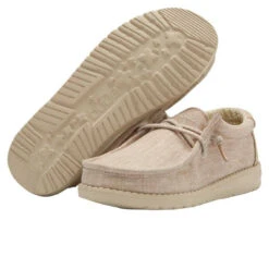 Wally Youth - Beige -Heydude 130130500 WALLY YOUTH BEIGE 03 fadbd66c 3c5b 4fa1 80d9 b93f544bfe5d