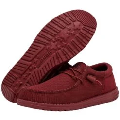 Wally Funk Mono - Red -Heydude 40011 610 WALLYFUNKMONO RED PAIRBOTTOM