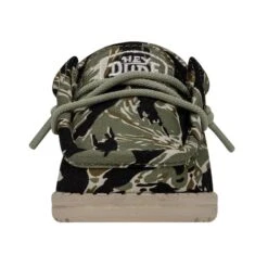 Wally Toddler Camouflage - Tiger Stripe Camo -Heydude 40027 9CJ WALLYTODDLERCAMOUFLAGE TIGERSTRIPECAMO LEFTFRONT