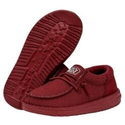 Wally Toddler Funk Mono - Red -Heydude 40030 610 WALLYTODDLERFUNKMONO RED PAIRBOTTOM