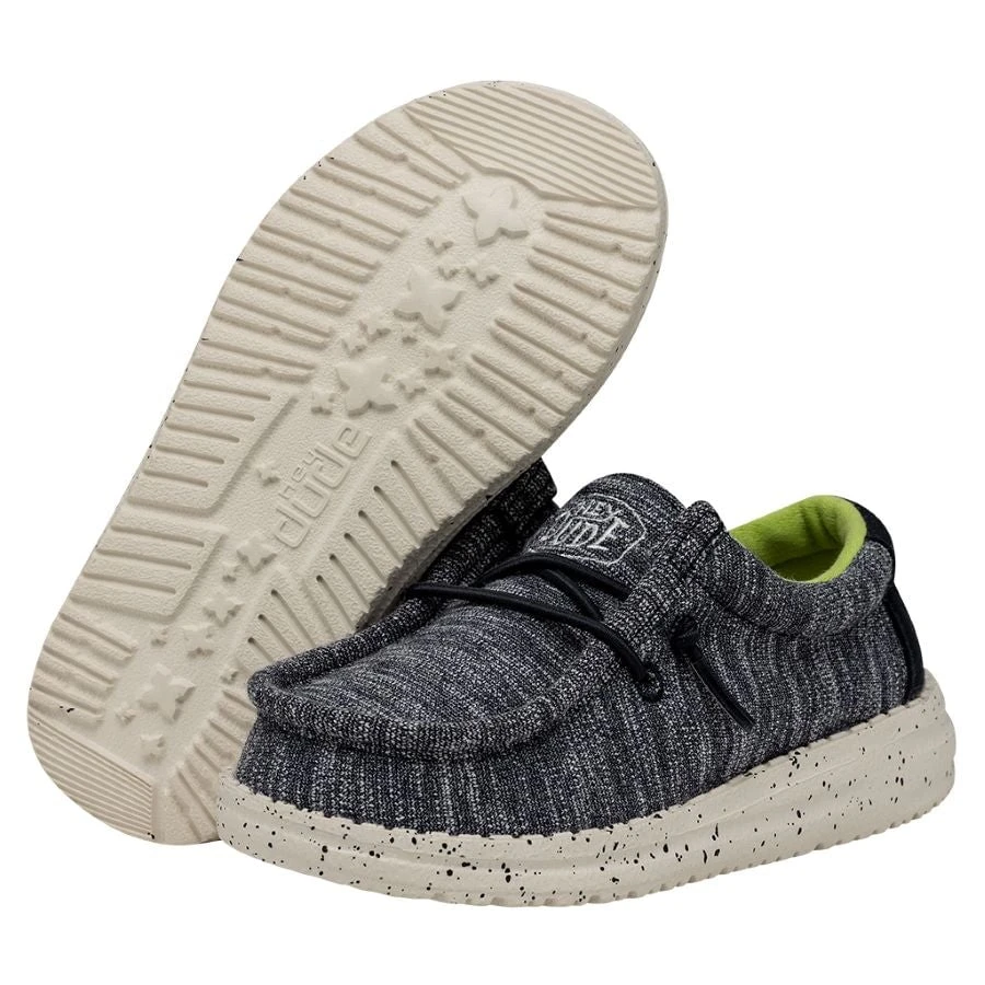 Wally Toddler Stretch - Navy Speckle 5 Wally Toddler Stretch - Navy Speckle - Image 3