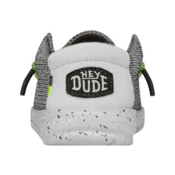 Wally Youth Sox - Stone White -Heydude 40049 1KA WALLYYOUTHSOX STONEWHITE LEFTBACK