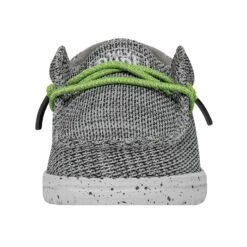 Wally Youth Sox - Stone White -Heydude 40049 1KA WALLYYOUTHSOX STONEWHITE LEFTFRONT