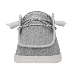 Wendy Boho Stitch - White Melange -Heydude 40057 1JD WENDYBOHOSTITCH WHITEMELANGE LEFTFRONT