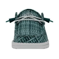 Wendy Crosshatch - Jade -Heydude 40060 372 WENDYCROSSHATCH JADE LEFTFRONT