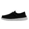 Wendy Slub Canvas - Black -Heydude 40063 001 WENDY SLUB CANVAS BLACK LEFT 1