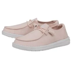 Heydude -Heydude 40063 680 WENDYSLUBCANVAS PINK PAIRSIDE