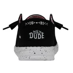 Wendy Stretch Boho Fleur - Crow -Heydude 40082 0YP WENDYSTRETCHBOHOFLUER CROW LEFTBACK