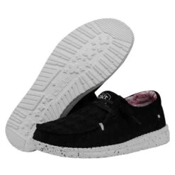 Wendy Stretch Boho Fleur - Crow -Heydude 40082 0YP WENDYSTRETCHBOHOFLUER CROW PAIRBOTTOM