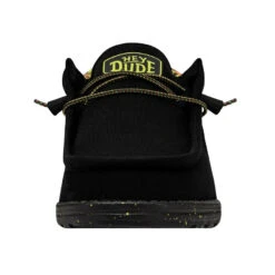 Wally Funk - Neon Black 11 Wally Funk - Neon Black -Heydude 40357 001 WALLYFUNKNEON BLACK LEFTFRONT