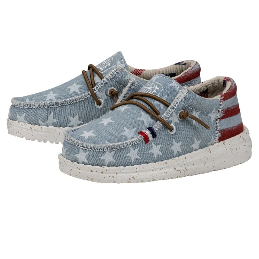 Wally Toddler Americana - Denim Star 4 Wally Toddler Americana - Denim Star - Image 2