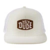 Trucker Cap - Cream -Heydude 41004 13R TruckerHat Cream Front