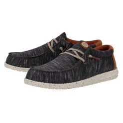 Wally Jersey - Charcoal -Heydude FW23 M 40169 025 WALLY JERSEY CHARCOAL LEFT PAIR