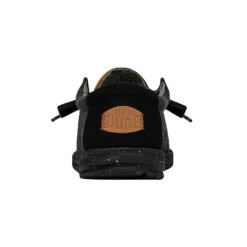 Wally Washed Canvas - Black/Black -Heydude FW23 M 40296 060 WALLY WASHED CANVAS BLACK BLACK LEFT BACK