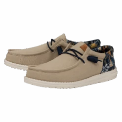 Wally Funk Oasis - Tan -Heydude FW23 M 40397 265 WALLY FUNK OASIS TAN LEFT PAIR 1