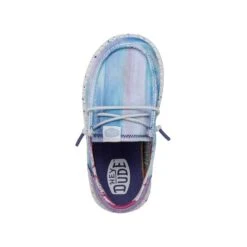 Wendy Toddler Funk - Tropical Pink -Heydude FW23 T 40478 9DD WENDY TODDLER FUNK TROPICAL PINK MULTI LEFT TOP