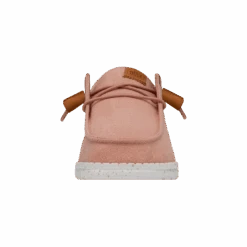 Wendy Washed Canvas - Rose Dust 11 Wendy Washed Canvas - Rose Dust -Heydude FW23 W 40297 6WK WENDY WASHED CANVAS ROSE CLOUD LEFT FRONT