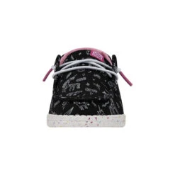 Wendy Youth - Unicorn Black -Heydude FW23 Y 40452 001 WENDY YOUTH UNICORN BLACK LEFT FRONT